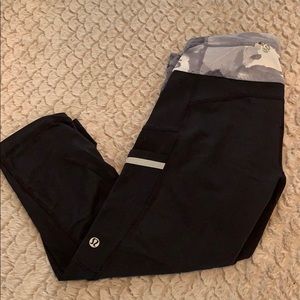 LuLuLemon - cropped workout pants